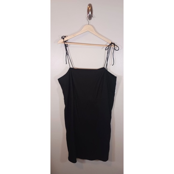 Old Navy Dresses & Skirts - Old Navy Coastal Beach Sundress Linen Blend Black Pockets Women's Size 2X NWT